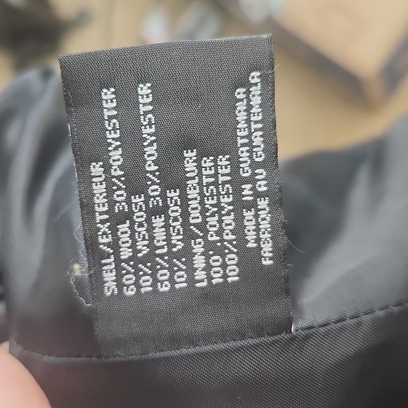 Charcoal Grey Short Pea Coat💥 - Picture 3 of 4